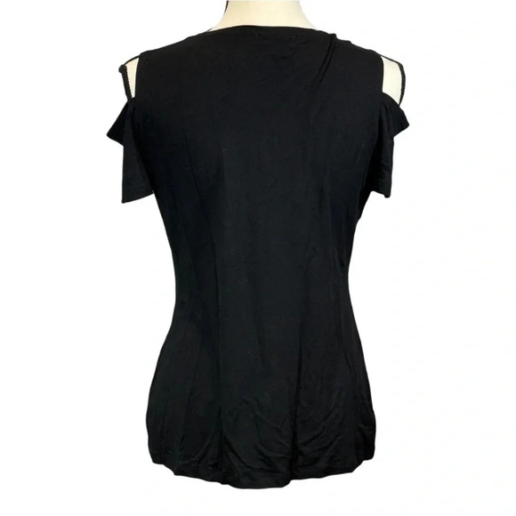 1.State cold shoulder tee - Picture 2 of 4